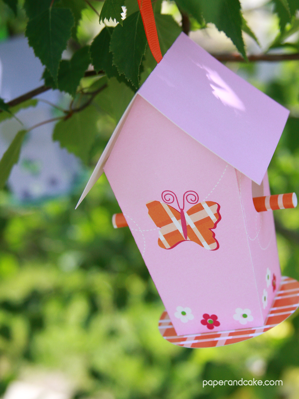 Paper Birdhouse... a free download - Paper and Cake Paper and Cake