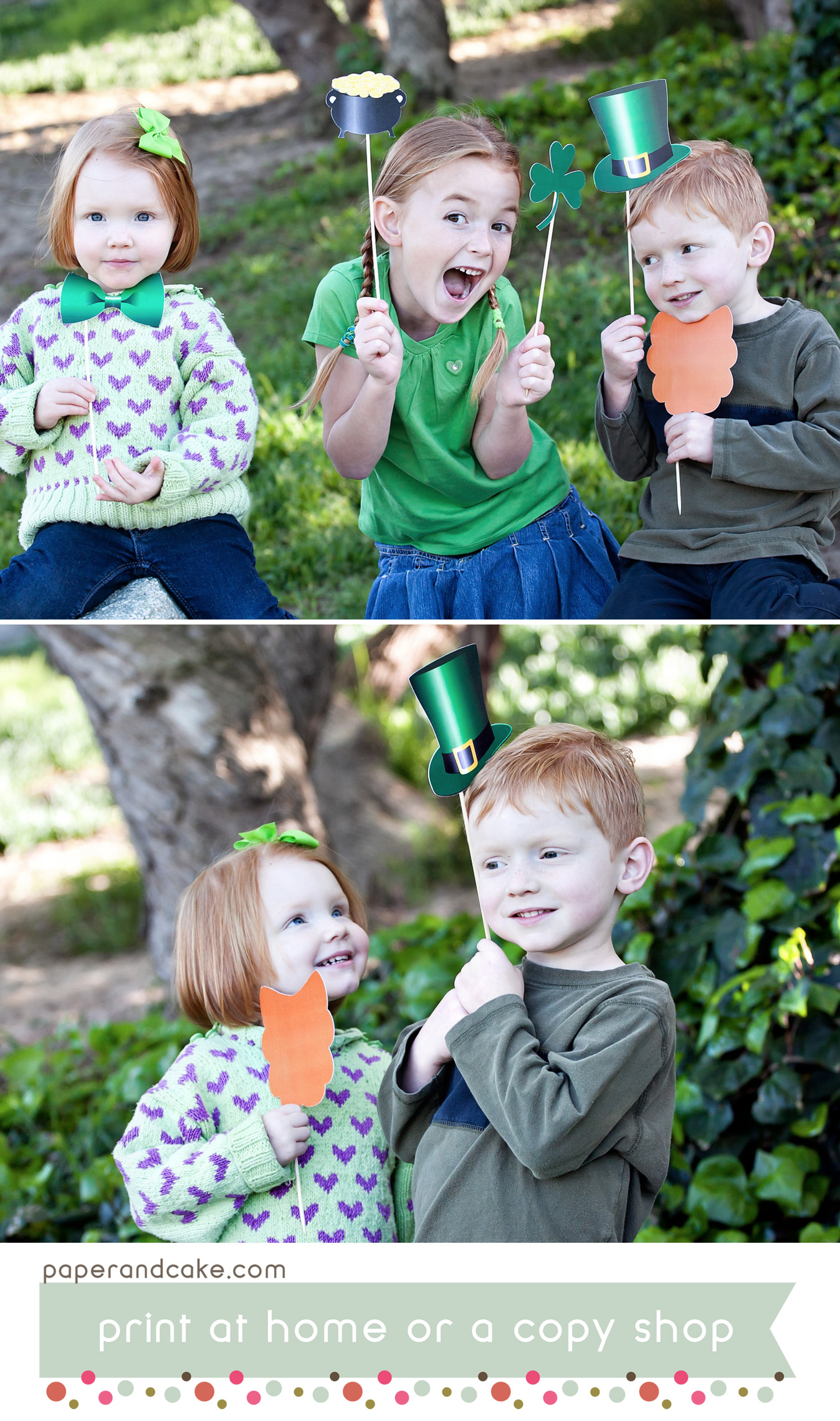 St. Patrick's Day Printable Photo Booth Props
