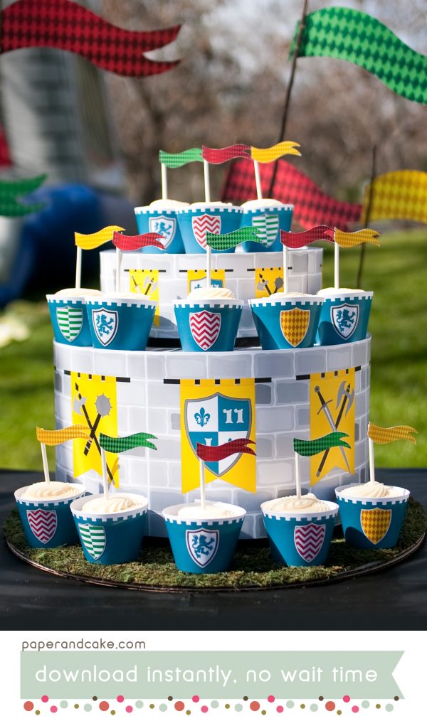 Medieval Knights Castle Printable Birthday Party