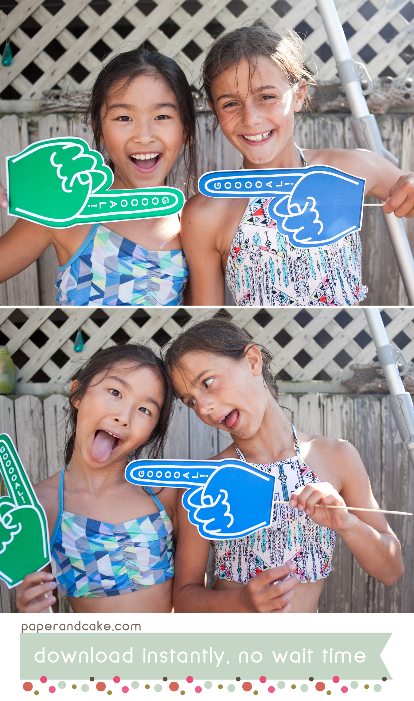Soccer Printable Photo Booth Props