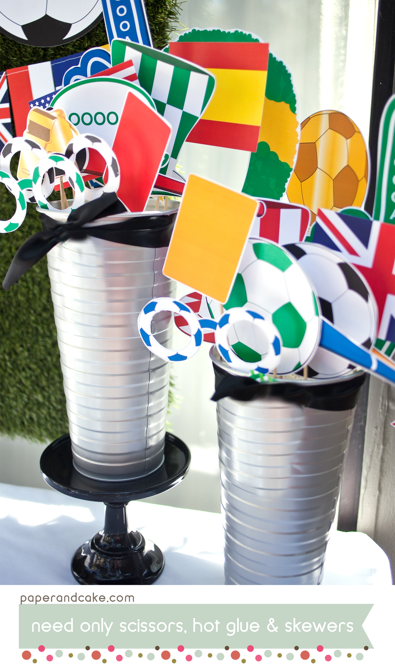 Soccer Printable Photo Booth Props