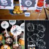 Bloody Halloween printable party decorations