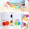 Rainbow of Balloons printable party