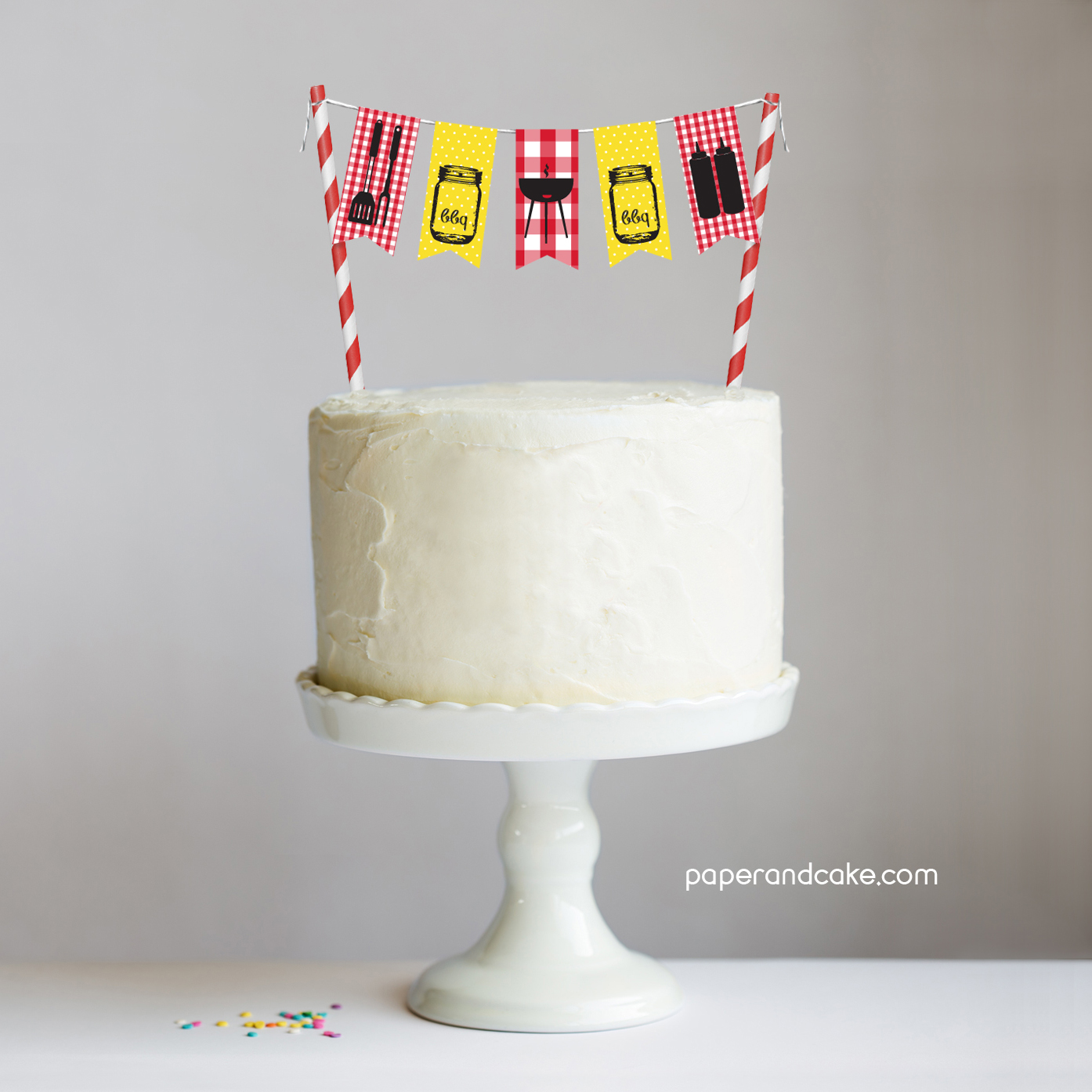 Mini cake topper – www.