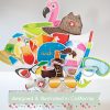 packaged beach party photo booth props