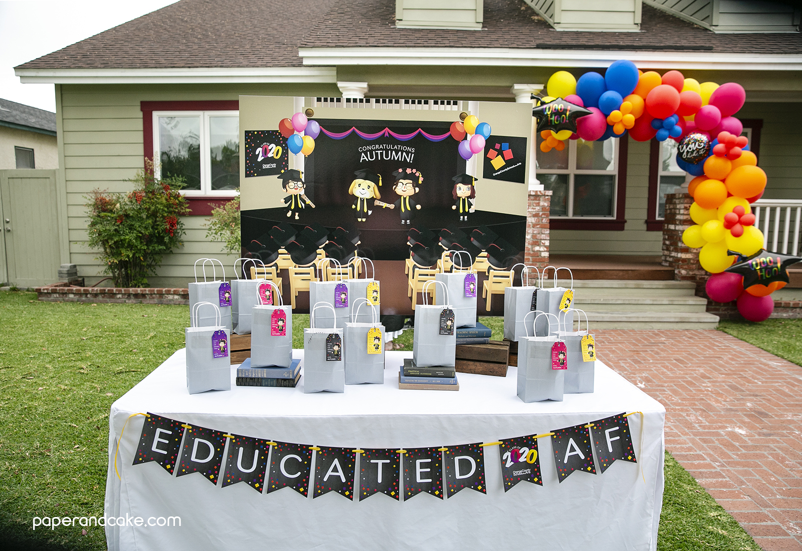 Download Drive Thru Graduation Dessert Table Paper And Cake Paper And Cake